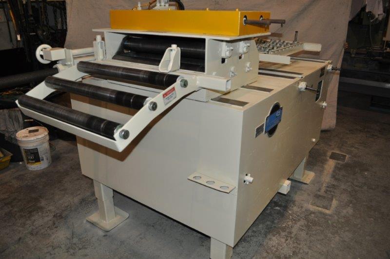 24 W x 24 Str x .187 COE Feeder Straightener, 5-Roll, Adj Height Cabinet