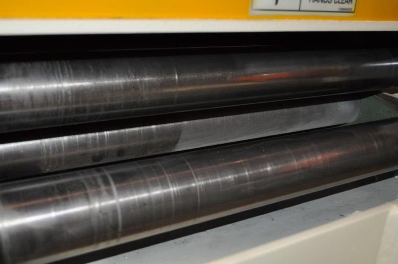 24 W x 24 Str x .187 COE Feeder Straightener, 5-Roll, Adj Height Cabinet