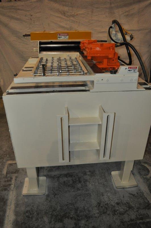 24 W x 24 Str x .187 COE Feeder Straightener, 5-Roll, Adj Height Cabinet