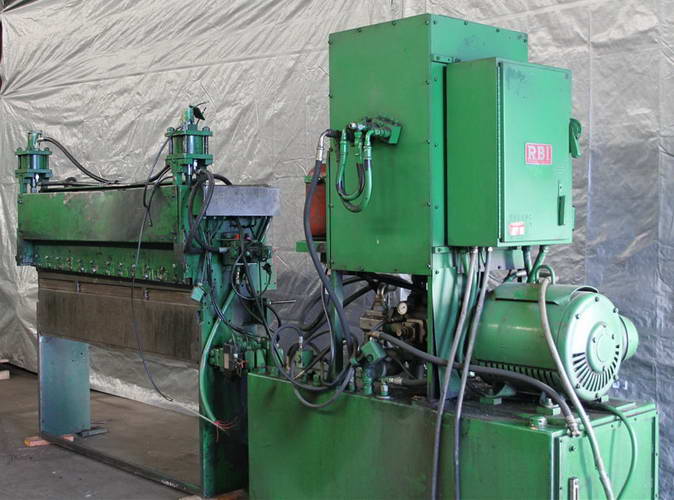 72 x .135 RED BUD Feed & Shear For A Cut-To-Length Line, 144 Runout