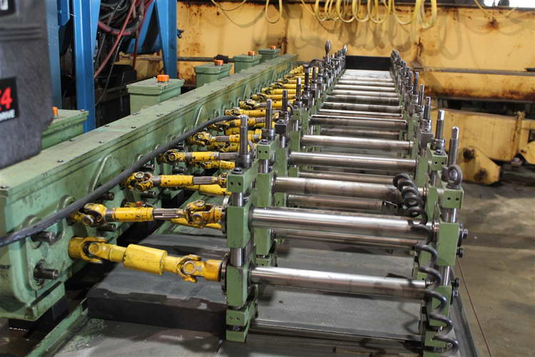 30-Stand DREISTERN Rafted Roll Former, 1-1/2 Spdl, 12 RS, U-Joint Drive, 15 HP