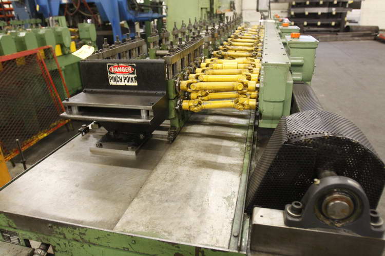 30-Stand DREISTERN Rafted Roll Former, 1-1/2 Spdl, 12 RS, U-Joint Drive, 15 HP