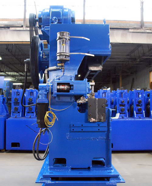 2-1/8 ALPHA Cut-Off, .085 Wall, 12 x 12 Die Area, Belt Accelerator