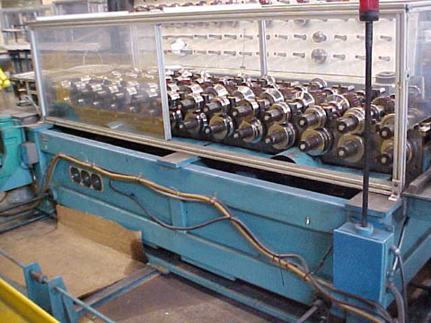 14-Stand T & H Triplex Roll Forming Line, 1-1/2 Spdl, 8 /5.5 RS, 8 H, 4.5 V