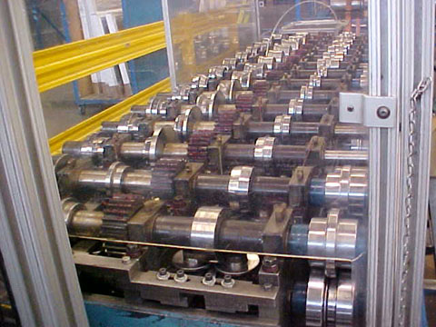 14-Stand T & H Triplex Roll Forming Line, 1-1/2 Spdl, 8 /5.5 RS, 8 H, 4.5 V