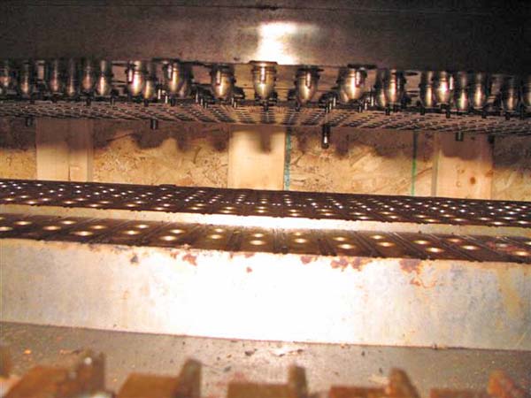 FIN DIE, 1/2 x 1.25 x 1.25 BURR OAK, Staggered 30 Row w/Waffle & Ripple Edge