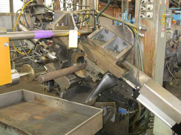 7 MODERN 6KD Tube Cut-Off, 36 Cut (Stock Stop), 20' Feed, ID Chamfer, 7-1/2 HP