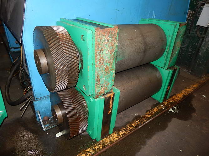 MEMCO 100 2-Roll Embosser, 30 W x 17 Dia Roll, Entry Sheet Feed, Edge Guides