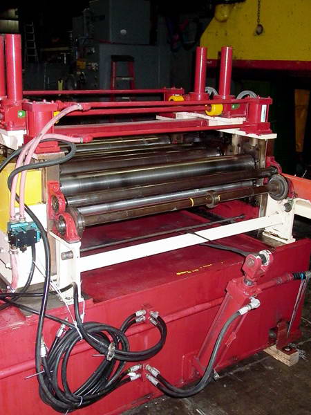 .090 x 50 PROMA 7-Roll Straightener, Entry/Exit Pinch, Cascade Rolls, 15 HP