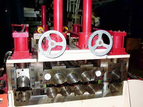 .090 x 50 PROMA 7-Roll Straightener, Entry/Exit Pinch, Cascade Rolls, 15 HP