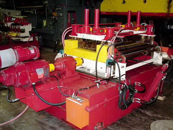 .090 x 50 PROMA 7-Roll Straightener, Entry/Exit Pinch, Cascade Rolls, 15 HP