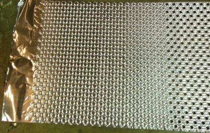 FIN DIE, BURR OAK, .375 x 1 x .625 Pattern, 8 to 20 Fins/Inch, 30 Row Ribbon Die