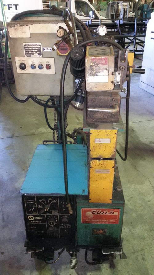 10 x .135 GUILD Shear End Welder, Mill Square Wave Tig 175