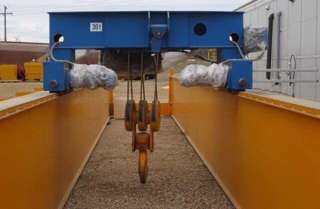30 Ton ABUS / CRS Bridge Crane, 61'4 Span, 21'6 Lift, Pendant, Like New
