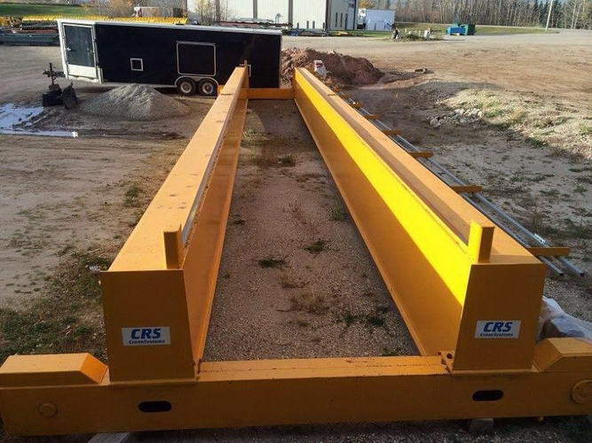 30 Ton ABUS / CRS Bridge Crane, 61'4 Span, 21'6 Lift, Pendant, Like New