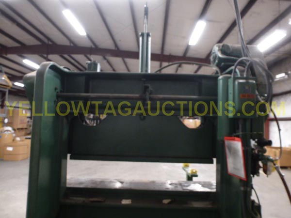 60 Ton ROUSSELLE Double Crank Gap Frame Press, 2 Str, 12.5 SH, 76 x 18 Bed