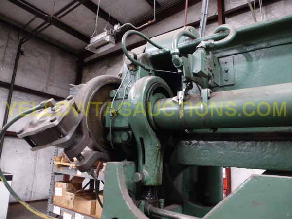 60 Ton ROUSSELLE Double Crank Gap Frame Press, 2 Str, 12.5 SH, 76 x 18 Bed