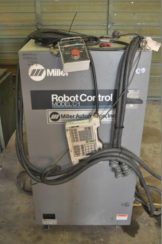 MILLER Robotic Weld Cell, 5-Axis, C-1 Controller, Maxtron 450 Power Source