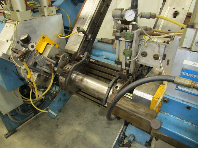 1 1/2 HAUTAU MODEL CC15M DOUBLE END CHAMFER MACHINE, 1995,