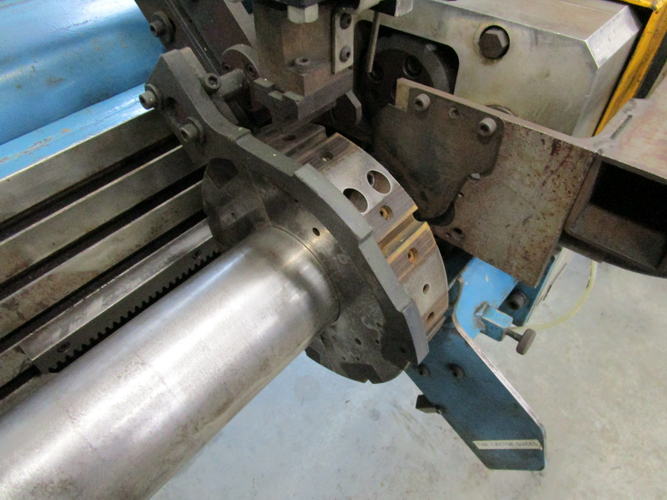 1 1/2 HAUTAU MODEL CC15M DOUBLE END CHAMFER MACHINE, 1995,