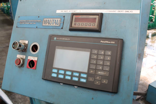 1 1/2 HAUTAU MODEL CC15M DOUBLE END CHAMFER MACHINE, 1995,