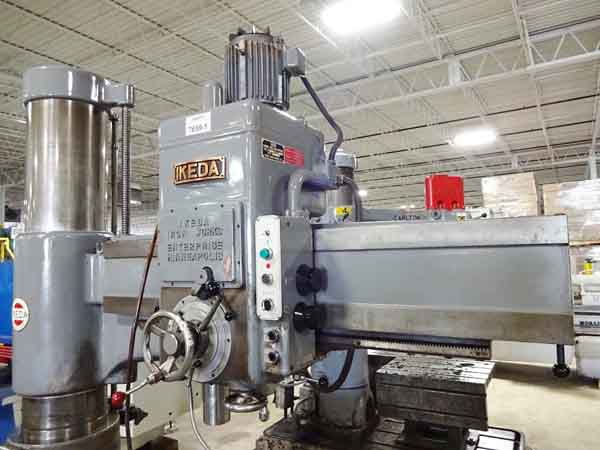 5' x 13 IKEDA MODEL RM1500 RADIAL DRILL, 1976,