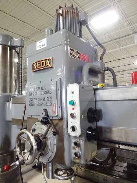 5' x 13 IKEDA MODEL RM1500 RADIAL DRILL, 1976,