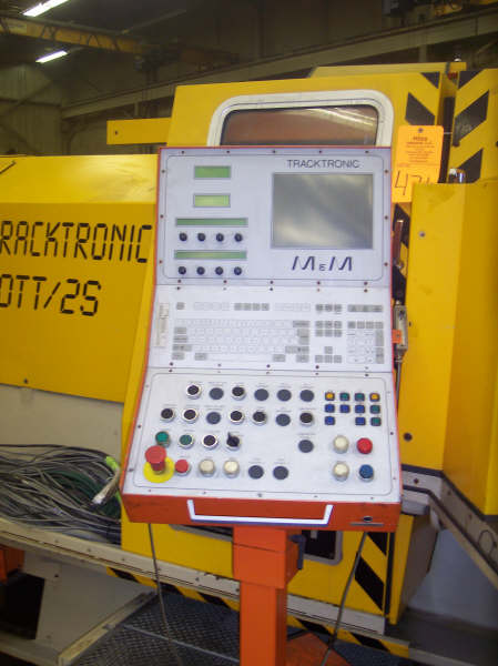 36 x 47 cc M & M HF450TT/25 CNC Spinning Lathe, 0 to 1000 RPM, 107 HP Z-Axis