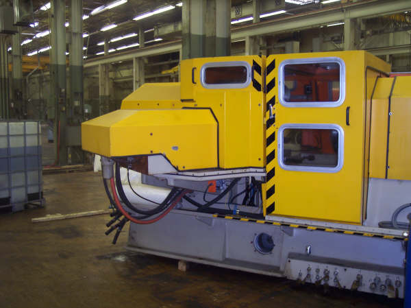 36 x 47 cc M & M HF450TT/25 CNC Spinning Lathe, 0 to 1000 RPM, 107 HP Z-Axis