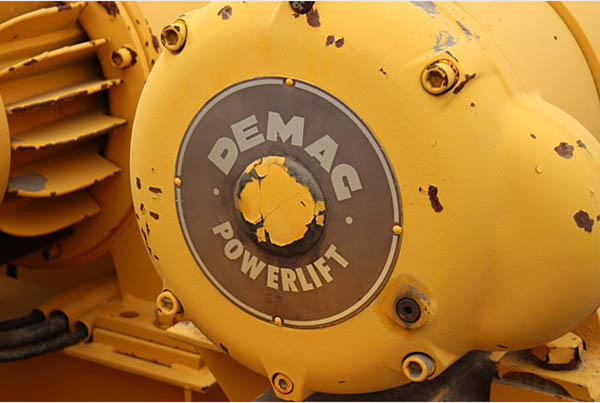 44 / 5 Ton DEMAG Powerlifting Overhead Bridge Crane, 56' Span, 44'9 Lift