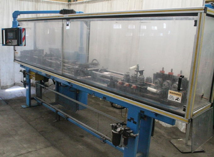 7/8 CROWN Straighten & Cut Machine, 1 to Inf Cut Length, AB Touchscreen