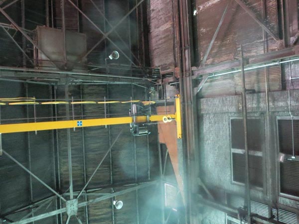 10 Ton KONE Overhead Bridge Crane, 35'6 Span, 29' Lift, Radio Control, 2009