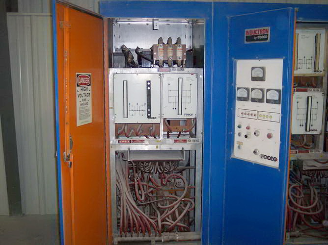 AJAX-TOCCO HF Seam Annealer With Hercules Heat Station, Rebuilt, 600 kW