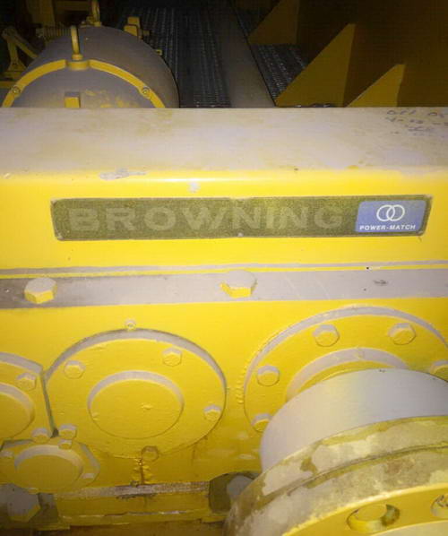 100 / 10 Ton WAZEE Overhead Bridge Crane, 39' Span, 46' Lift