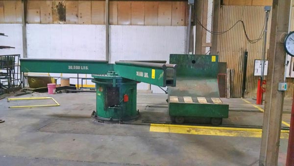 72 x .063 x 30,000 Lb DAHLSTROM Cut-To-Length Line, 8' Stacker, L-R Direction
