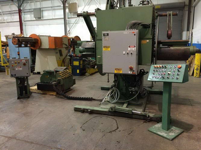 13,000 Lb COLT Motorized Double End Coil Reel, 18 to 22 ID, 60 OD, 20 Width