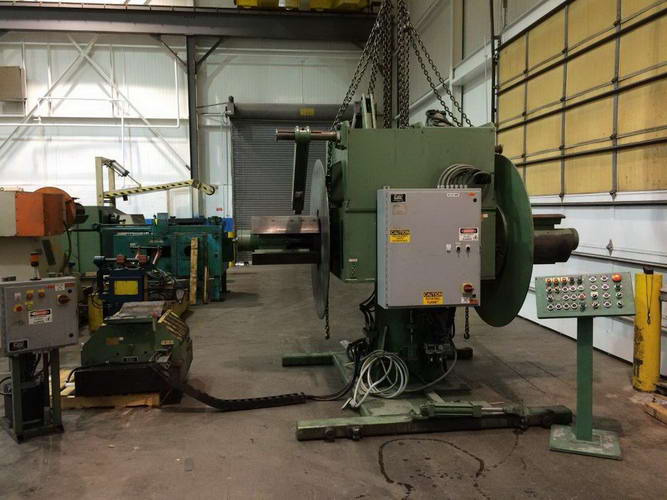 13,000 Lb COLT Motorized Double End Coil Reel, 18 to 22 ID, 60 OD, 20 Width