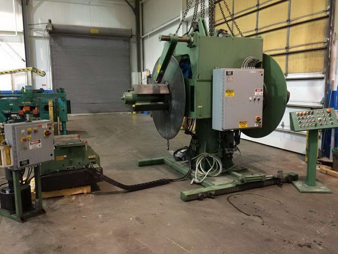 13,000 Lb COLT Motorized Double End Coil Reel, 18 to 22 ID, 60 OD, 20 Width