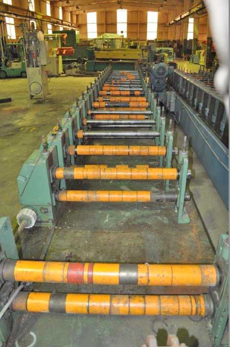 18-Stand BRADBURY Roll Former, 2-1/2 Spdl, 36 RS, 20 Horiz, 5.5 - 9 Vert