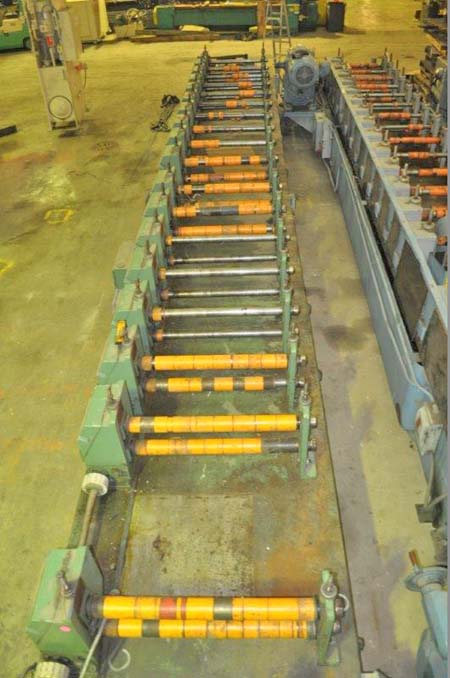 18-Stand BRADBURY Roll Former, 2-1/2 Spdl, 36 RS, 20 Horiz, 5.5 - 9 Vert