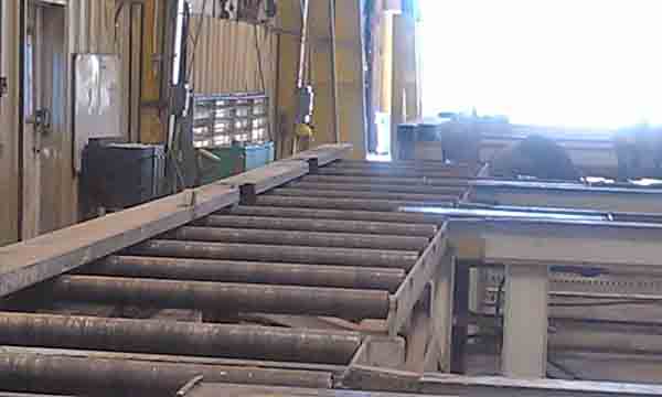 PEDDINGHAUS 9-Spindle CNC Beam Drill Line, 50 W Beam, 24 H Flange, Siemens CNC