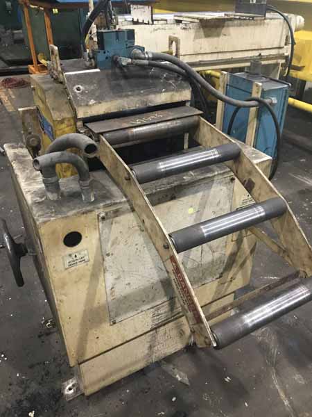 12 W x .080 COE Servo Feeder, 295 FPM, 39 Pass Line, Vert Edge Guides