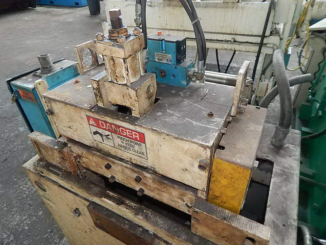 12 W x .080 COE Servo Feeder, 295 FPM, 39 Pass Line, Vert Edge Guides