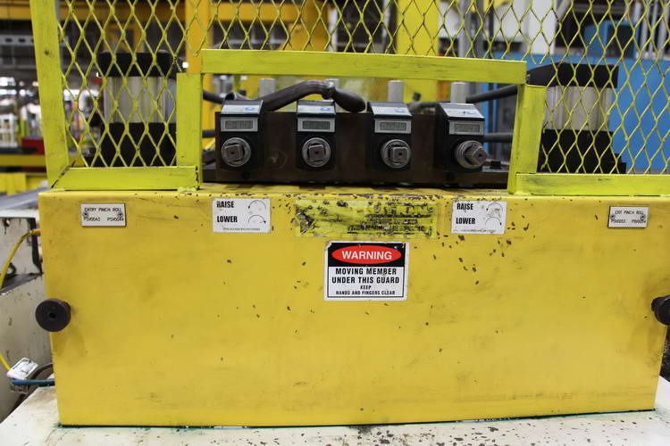 .030 x 48 STRILICH / COIL HANDLING SYSTEMS 9-Roll Straightener