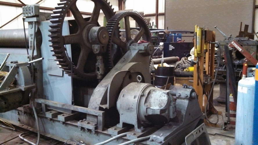 10' x 3/4 BERTSCH Plate Roll, 30 HP