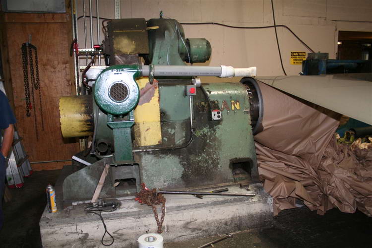 10,000 Lb WEAN Motorized Uncoiler, 17 to 20 ID, 64 OD, 52 Width, 3 HP