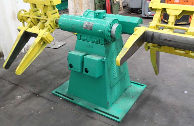 2,500 Lb COOPER WEYMOUTH Double End Uncoiler, 18 to 23 ID, 60 OD, 12 Width