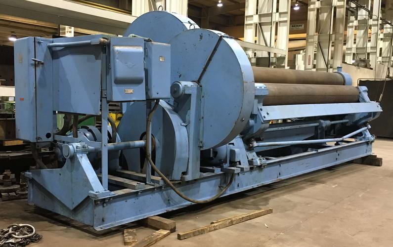 16' x 1 BERTSCH 20 Initial Pinch Plate Roll, 20 Roll Dia, 50 HP, 10 HP Adjust
