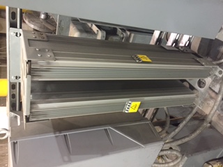 12' x 1/2 WEBB 9L Initial Pinch Plate Roll, Air Drop End, 25 HP