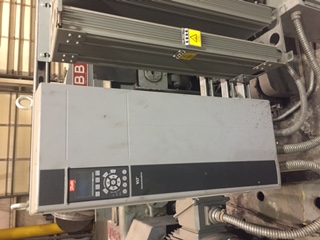 12' x 1/2 WEBB 9L Initial Pinch Plate Roll, Air Drop End, 25 HP